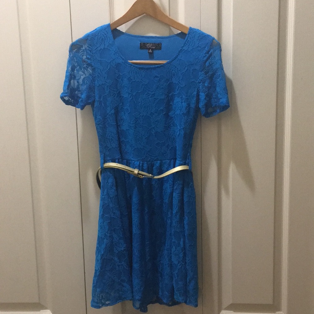 Rare Blue Lace Dress